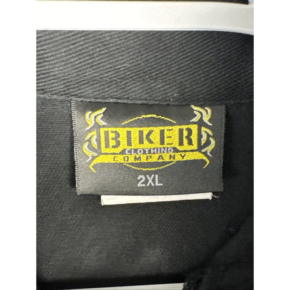 Milwaukee 2013 110th Anniversary Rally Cut Off Shirt Mens 2XL Button Up FLAW - Picture 4 of 7